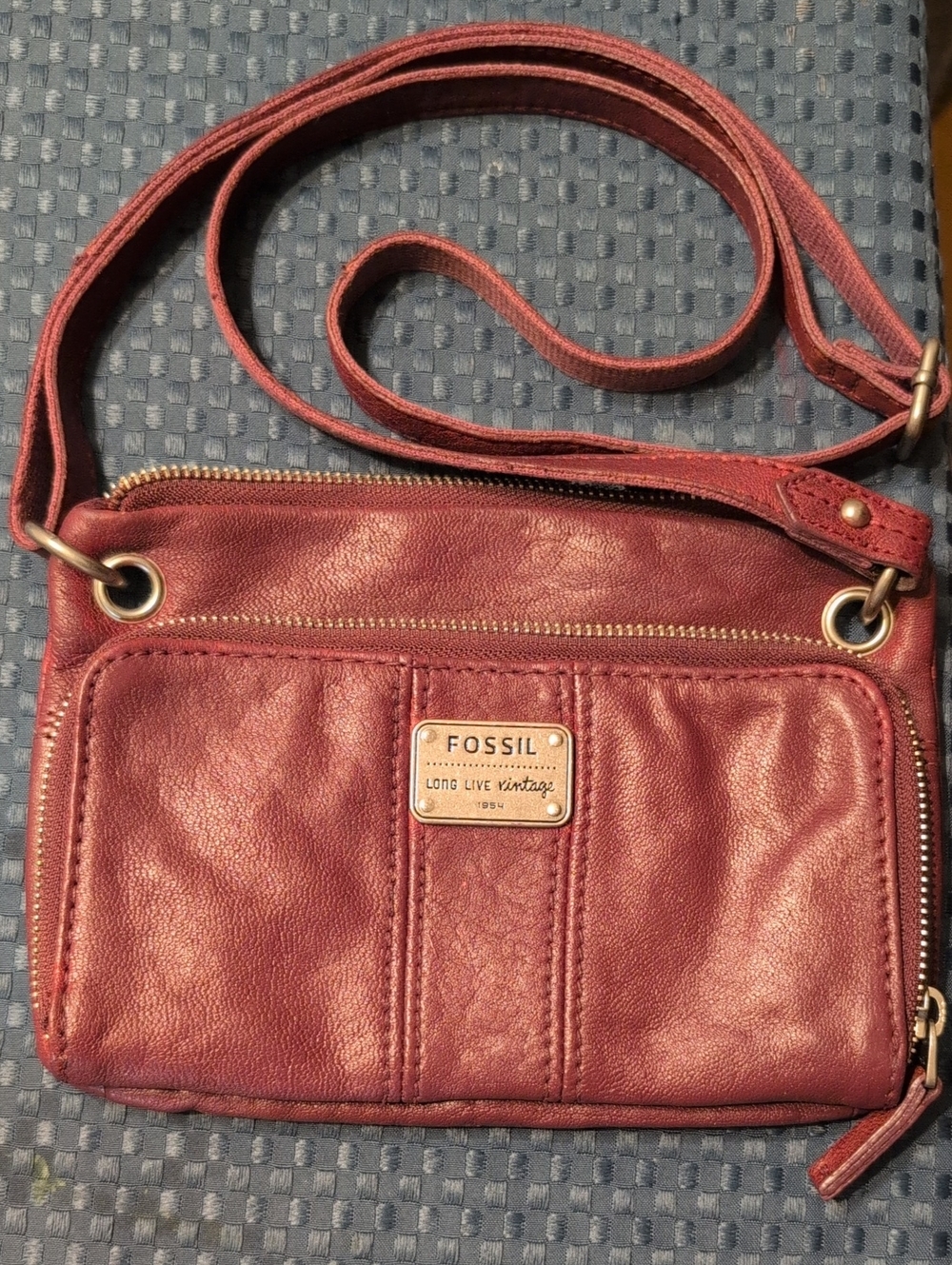 Fossil Vintage Mini Crossbody Bag As Is With Normal Wear